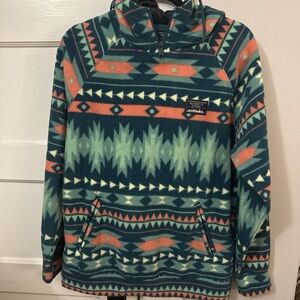 Patterned Fleece Pullover